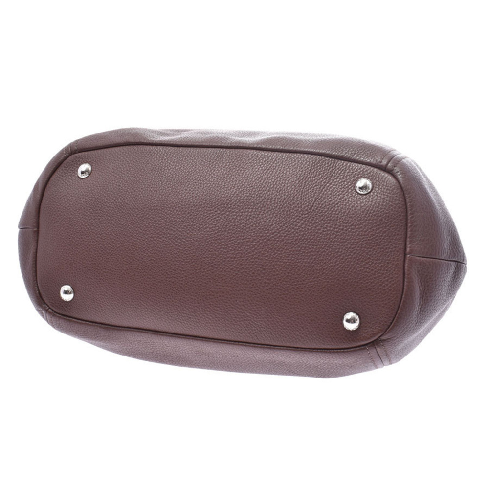 Prada Hobo Bag Brown Calfskin Card - Picture 5 of 9